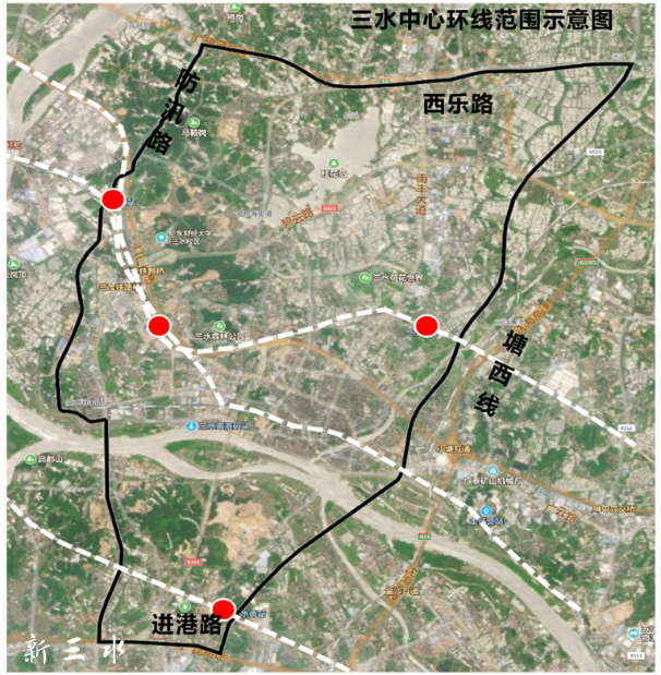 塘西线基本走向 - 三水楼市 - 新三水网站-新三水人才网-新三水房产网